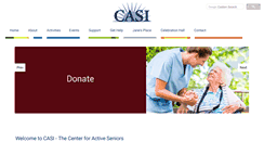 Desktop Screenshot of casiseniors.org